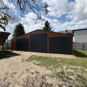 Garaż blaszany 10.5x6 m złoty dąb - obrazek 7
