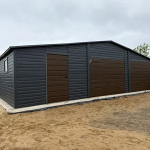 Garaż blaszany 10x6 m Grafit BTX 7016