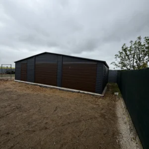 Garaż blaszany 10x6 m Grafit BTX 7016 - obrazek 4