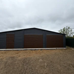 Garaż blaszany 10x6 m Grafit BTX 7016 - obrazek 2