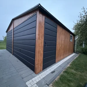 Garaż blaszany 6x5.80 m Złoty Dąb dwubramowy - obrazek 6