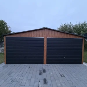 Garaż blaszany 6x5.80 m Złoty Dąb dwubramowy - obrazek 5