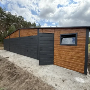 Garaż blaszany 12x6 m z pomieszczeniem gospodarczym Złoty Dąb - obrazek 6