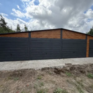 Garaż blaszany 12x6 m z pomieszczeniem gospodarczym Złoty Dąb - obrazek 2