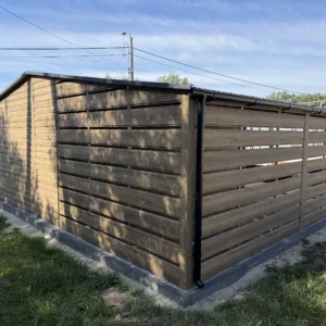Garaż blaszany 8x6 m z wiatą Winchester - obrazek 5