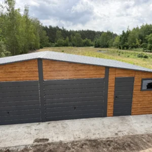 Garaż blaszany 12x6 m z pomieszczeniem gospodarczym Złoty Dąb - obrazek 3