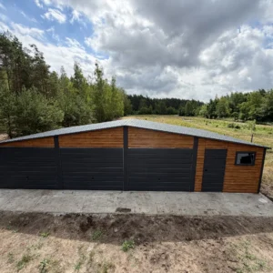Garaż blaszany 12x6 m z pomieszczeniem gospodarczym Złoty Dąb - obrazek 4
